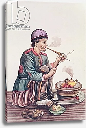 Постер Школа: Персидская, 18в. The tea merchant