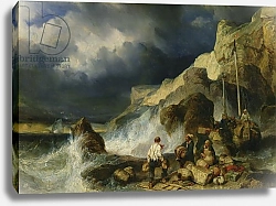 Постер Изабе Луи The Onslaught of the Smugglers, c.1837