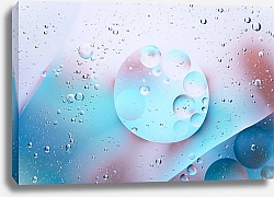 Постер Пузыри на розово-голубом фоне