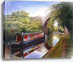 Постер Пэрриш Кевин (совр) Kate Boat on the Grand Union Canal, 2001