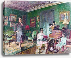 Постер Вюйар Эдуар Мадам Андре Вормсер и ее дети