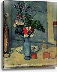 Постер Сезанн Поль (Paul Cezanne) The Blue Vase, 1889-90