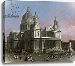 Постер Каналетто (Giovanni Antonio Canal) St. Paul's Cathedral, 1754