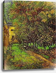 Постер Ван Гог Винсент (Vincent Van Gogh) Сад больницы в Сен-Поле