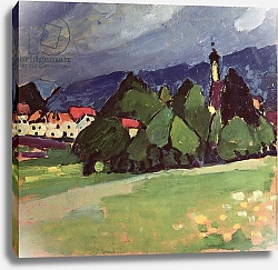 Постер Явленский Алексей Landscape, Murnau