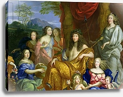 Постер Нокре Жан The Family of Louis XIV 1670