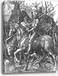 Постер Дюрер Альбрехт Knight, Death and the Devil, 1513