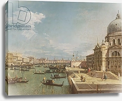 Постер Каналетто (Giovanni Antonio Canal) The Entrance to the Grand Canal and the church of Santa Maria della Salute, Venice