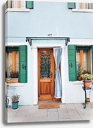 Постер Дом в Бурано, Венеция, Италия