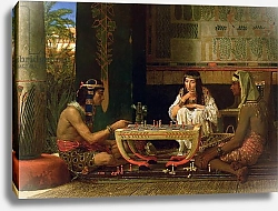 Постер Альма-Тадема Лоуренс (Lawrence Alma-Tadema) Egyptian Chess Players, 1865
