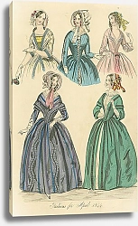 Постер Fashions for April 1844 №1
