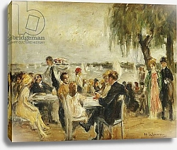 Постер Либерман Макс Garden Cafe on the Elbe, 1902