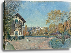 Постер Сислей Альфред (Alfred Sisley) View of Marly-le-Roi from Coeur-Volant, 1876