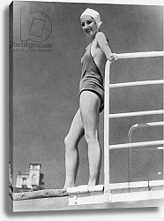 Постер Картины Female swimmer, 1930s