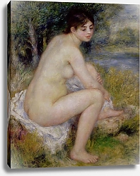 Постер Ренуар Пьер (Pierre-Auguste Renoir) Nude in a Landscape, 1883