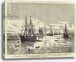Постер The Defences of the Suez Canal, Ironclads at Port said on the Fourteenth of August