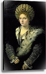 Постер Тициан (Tiziano Vecellio) Portrait of Isabella d'Este 2