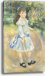 Постер Ренуар Пьер (Pierre-Auguste Renoir) Girl with a Hoop, 1885