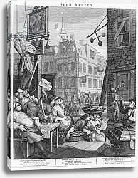 Постер Хогарт Уильям Beer Street, 1751