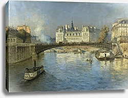 Постер Боггс Фрэнк Paris, la Seine et l’Hôtel de Ville