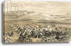 Постер Симпсон Вильям Charge of the heavy cavalry brigade, 25 October 1854