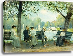 Постер Гудвин Артур In the Public Gardens, Boston, 1904