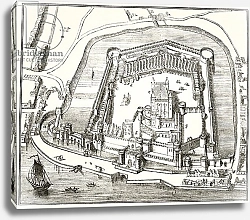 Постер Школа: Английская 19в. The Tower of London in the 15th century, from 'The National and Domestic History of England'