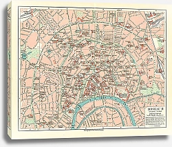 Постер Карта Москвы 1