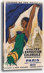 Постер Дрэнси Visitez Exposition coloniale internationale  Paris, mai-novembre 1931