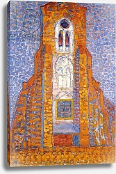 Постер Мондриан Пит Church of Eglise de Zoutelande, 1910