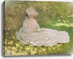 Постер Моне Клод (Claude Monet) Springtime, 1872