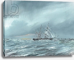 Постер Бут Александр Винсент (совр) The Mary Celeste adrift December 5th 1872, 2016,