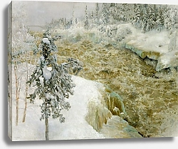 Постер Калела Гэллен Imatra Falls in Snow ; Imatra in Winter