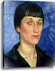 Постер Петров-Водкин Кузьма Portrait of Anna Akhmatova 1922