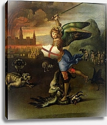 Постер Рафаэль (Raphael Santi) St. Michael, c.1503-05