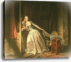 Постер Фрагонар Жан The Stolen Kiss, c.1788