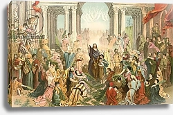 Постер Доре Гюстав Jesus entering Jerusalem