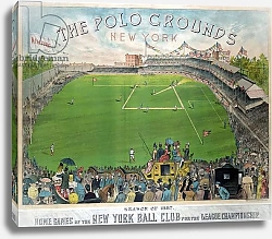 Постер Школа: Американская (19 в) The Polo Gronds, New York, pub. 1887