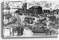 Постер Школа: Итальянская 16в. The Arrival of Henri III of France in the Lido of Venice on 8 July 1574, 1591