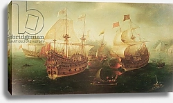 Постер Врум Корнелис Naval Battle, 1605