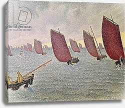 Постер Синьяк Поль (Paul Signac) Breeze, Concarneau, 1891