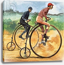 Постер Once Upon a Time... Bicycles down the ages. The Penny Farthing