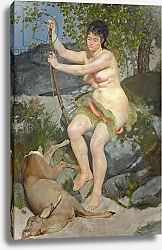 Постер Ренуар Пьер (Pierre-Auguste Renoir) Diana, 1867