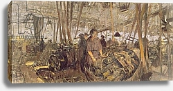 Постер Вюйар Эдуар Interior of a Munitions Factory: The Forge, 1916-17