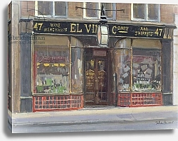 Постер Берроу Джулиан (совр) El Vino's, Fleet Street
