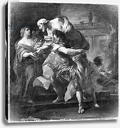Постер Лоо Чарли Aeneas carrying Anchises, 1729