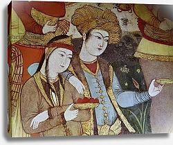 Постер Школа: Персидская Nobles at the Court of Shah Abbas I