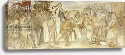 Постер Швинд Моритц I am searching for my Donkey, Wartburg Castle, c.1854/55