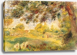 Постер Ренуар Пьер (Pierre-Auguste Renoir) Spring Landscape