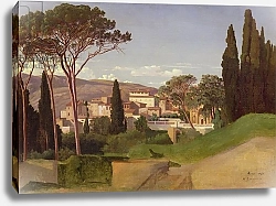 Постер Бенувиль Жан View of a Roman Villa, 1844